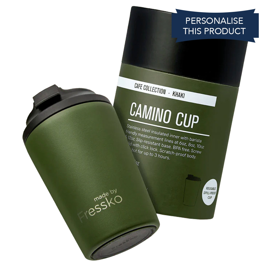 Fressko 12oz Khaki Green Reusable Coffee Cup