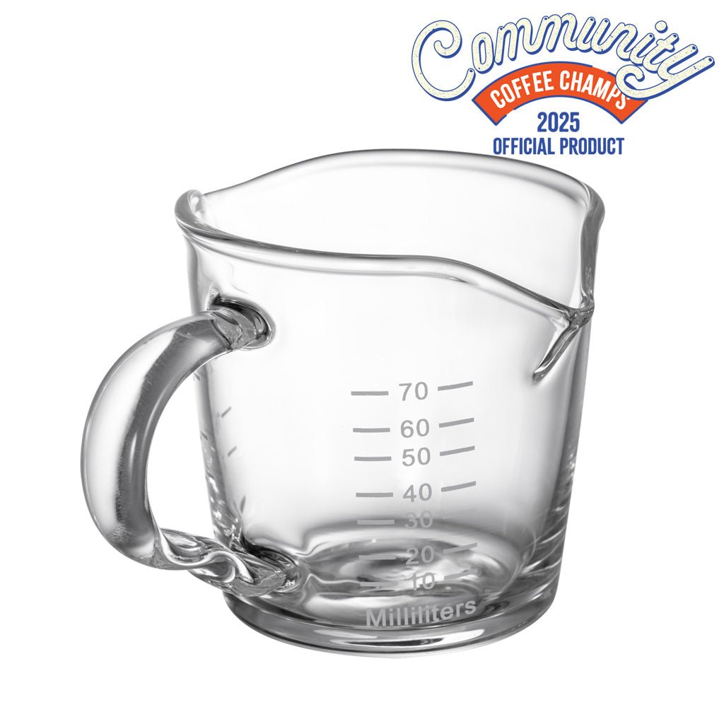 Barista Progear Double Spout Espresso Measure Glass - Barista Supplies