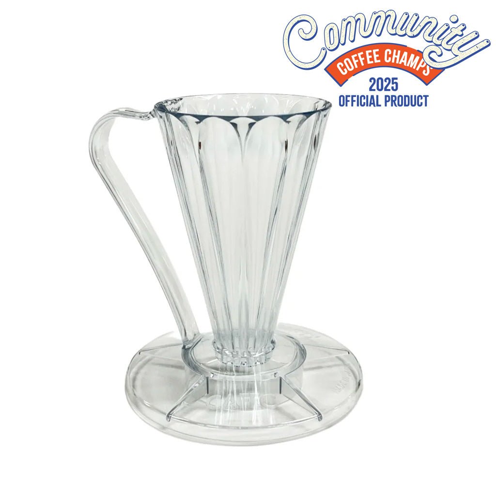 Cafec Deep 27 Clear Flower Dripper - Barista Supplies