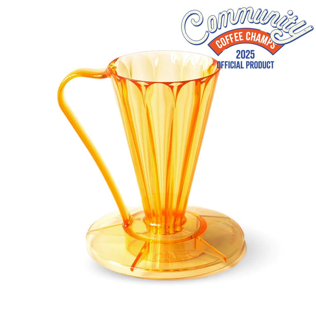 Cafec Deep 27 Taizo Gold Flower Dripper - Barista Supplies