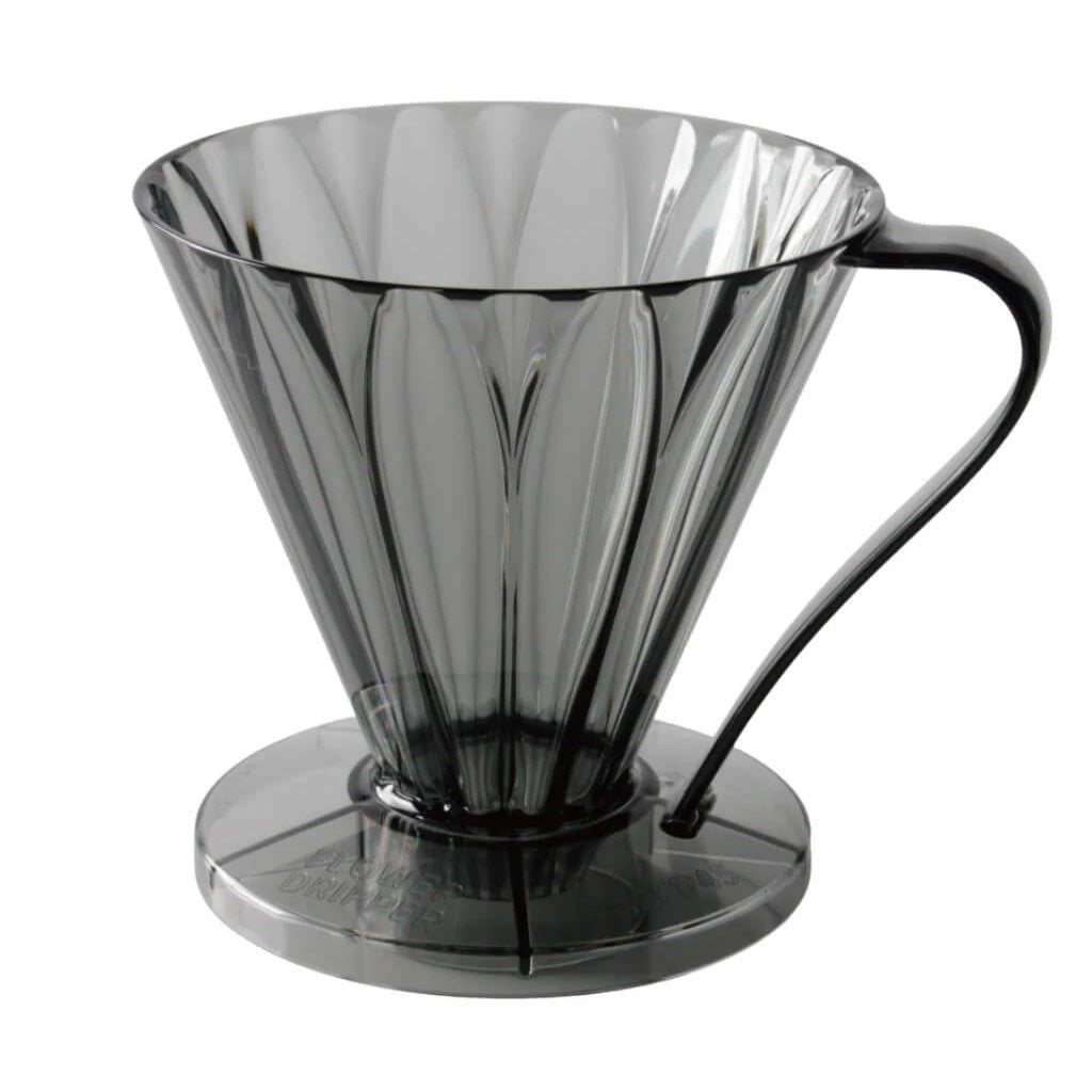 Cafec Deep 45 Black Flower Dripper - Barista Supplies