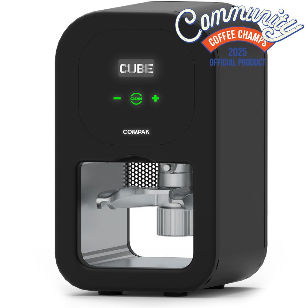 Compak Cube Automatic Tamper 58mm - Matte Black - Barista Supplies