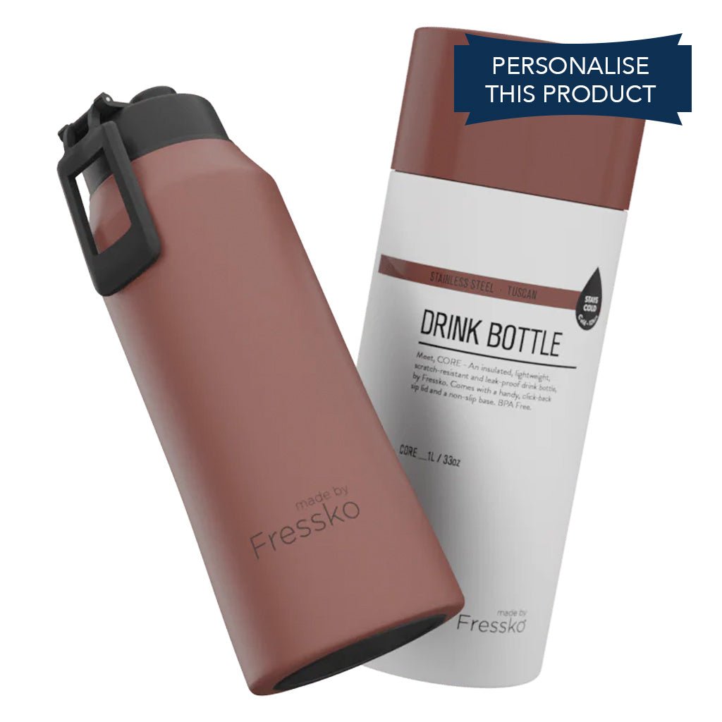 Fressko 1 Litre Core Drink Bottle - Barista Supplies
