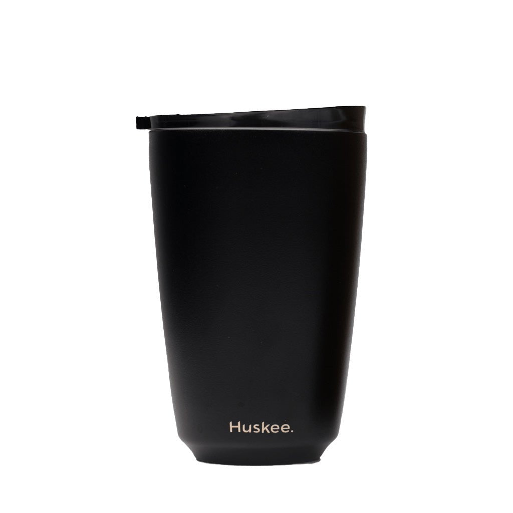 Huskee Steel 12oz Reusable Coffee Cup - Barista Supplies
