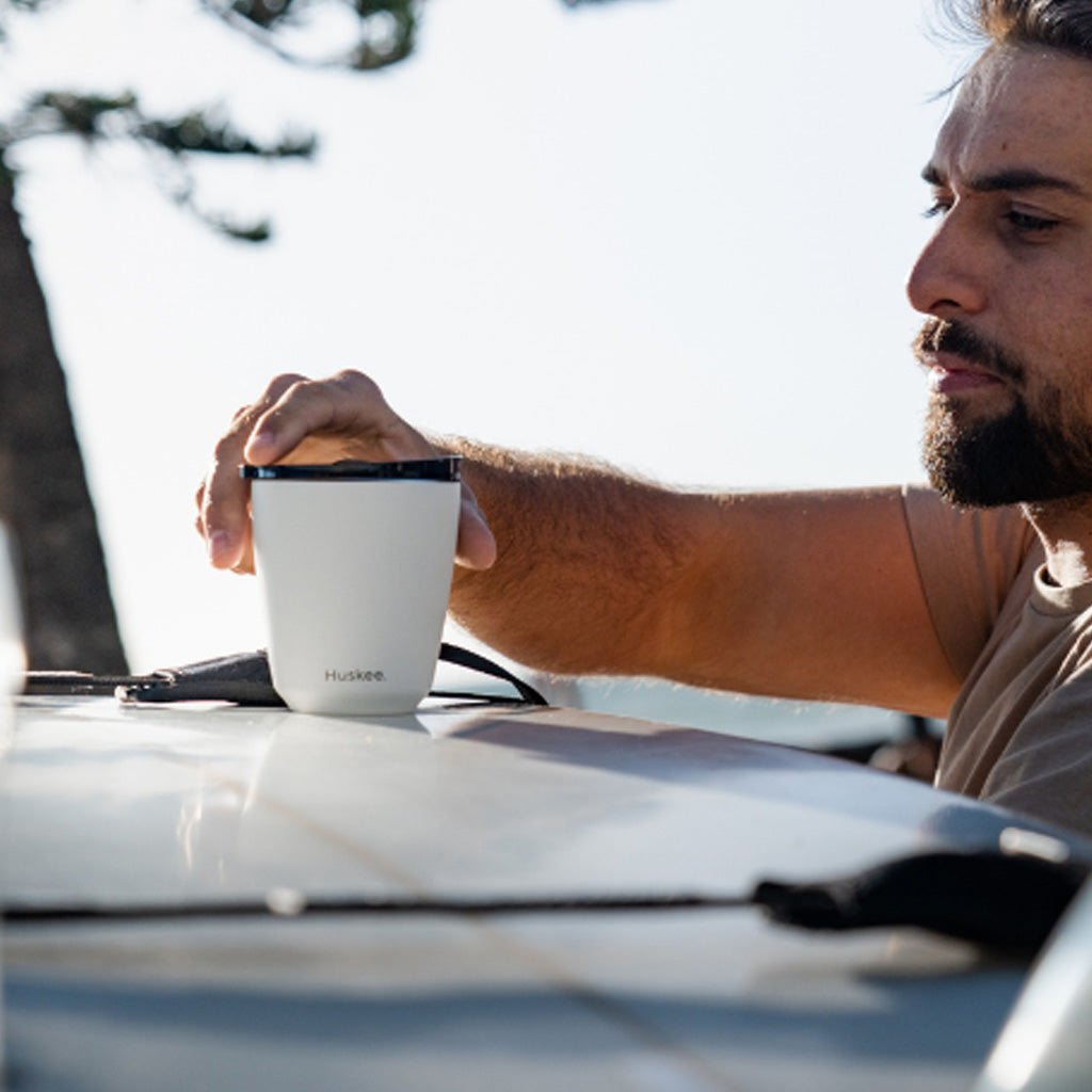 Huskee Steel 8oz Reusable Cup - Barista Supplies