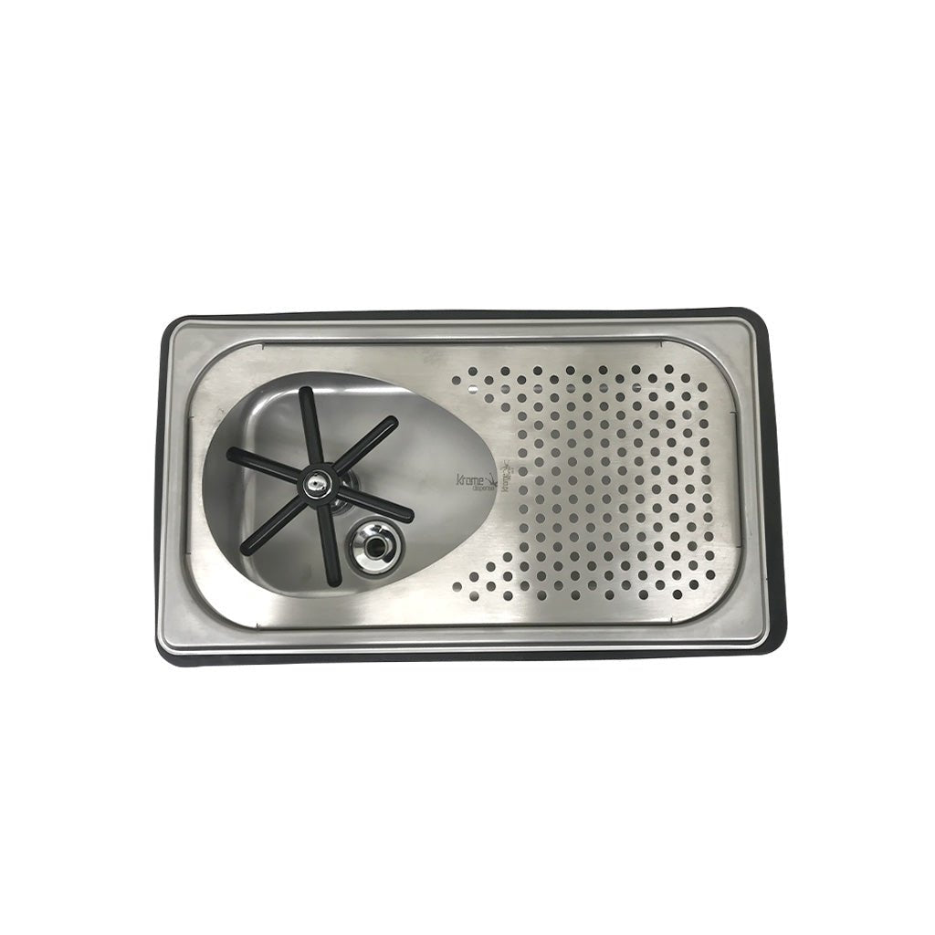 Krome Dispense 336 Counter Top Jug Rinser - Barista Supplies