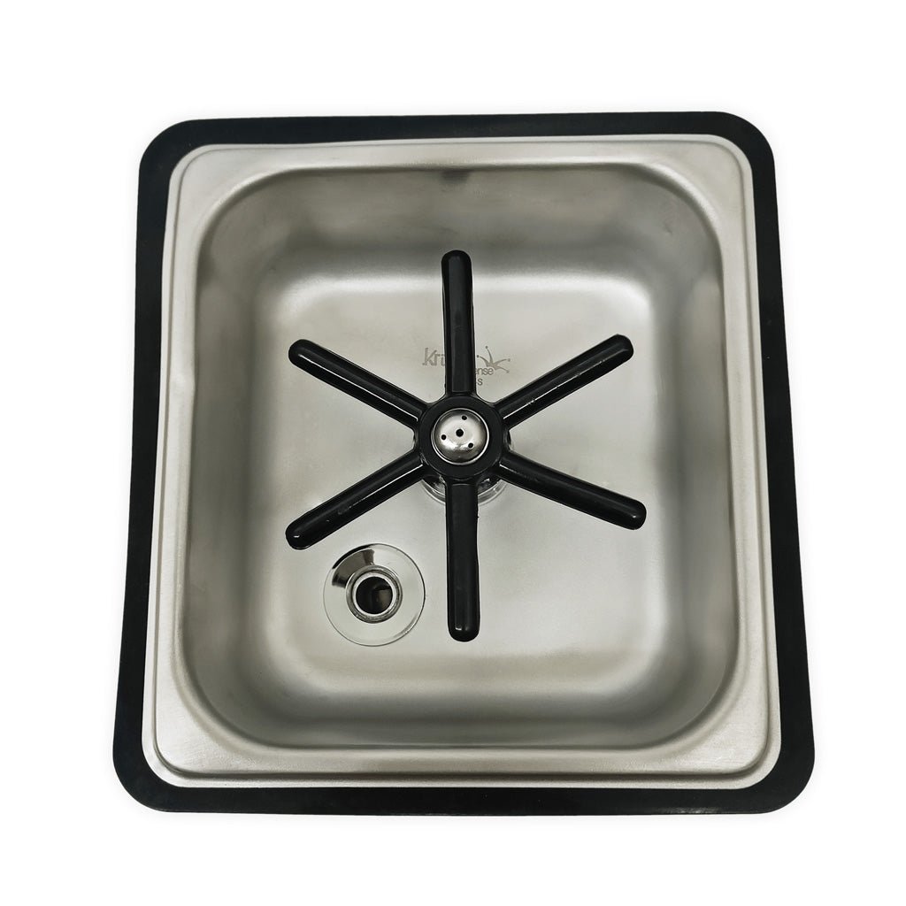 Krome Dispense Counter Top milk Jug Rinser - Barista Supplies