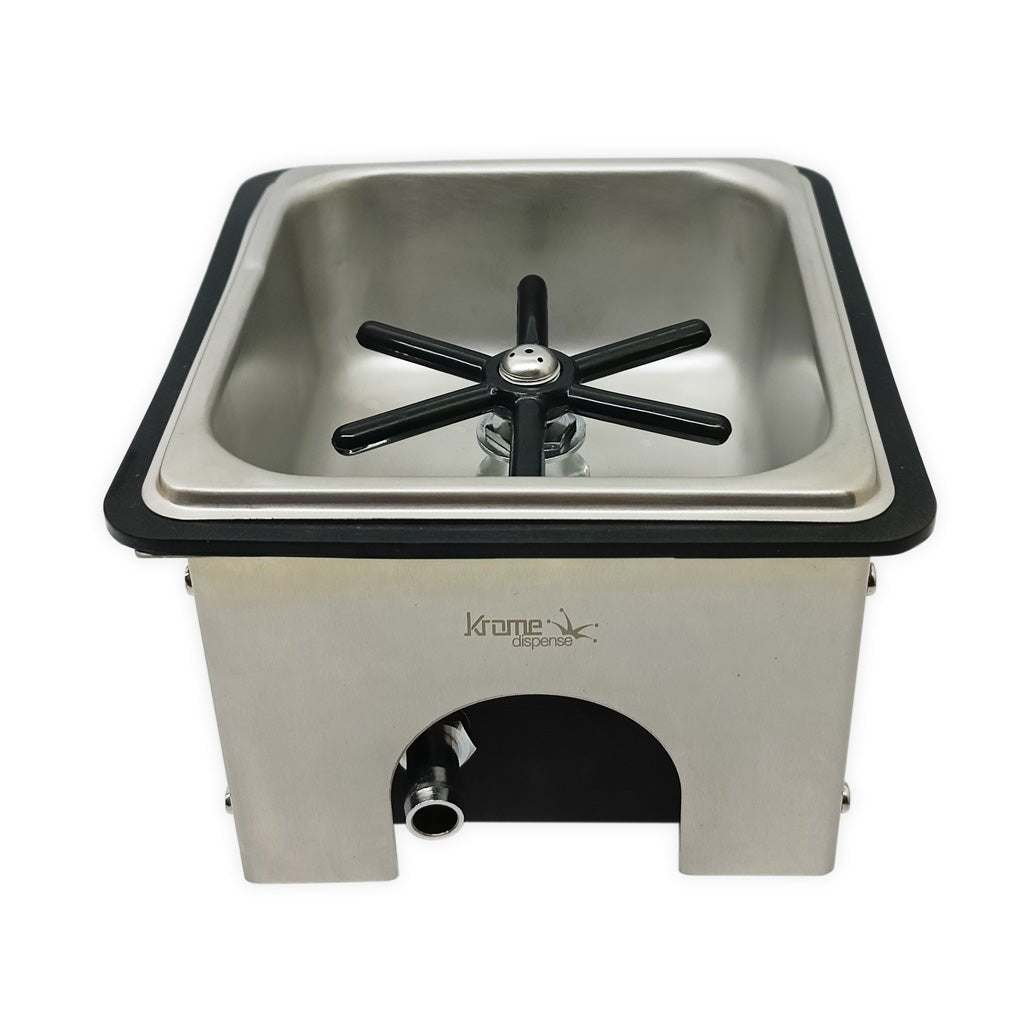 Krome Dispense Counter Top Jug Rinser - Barista Supplies