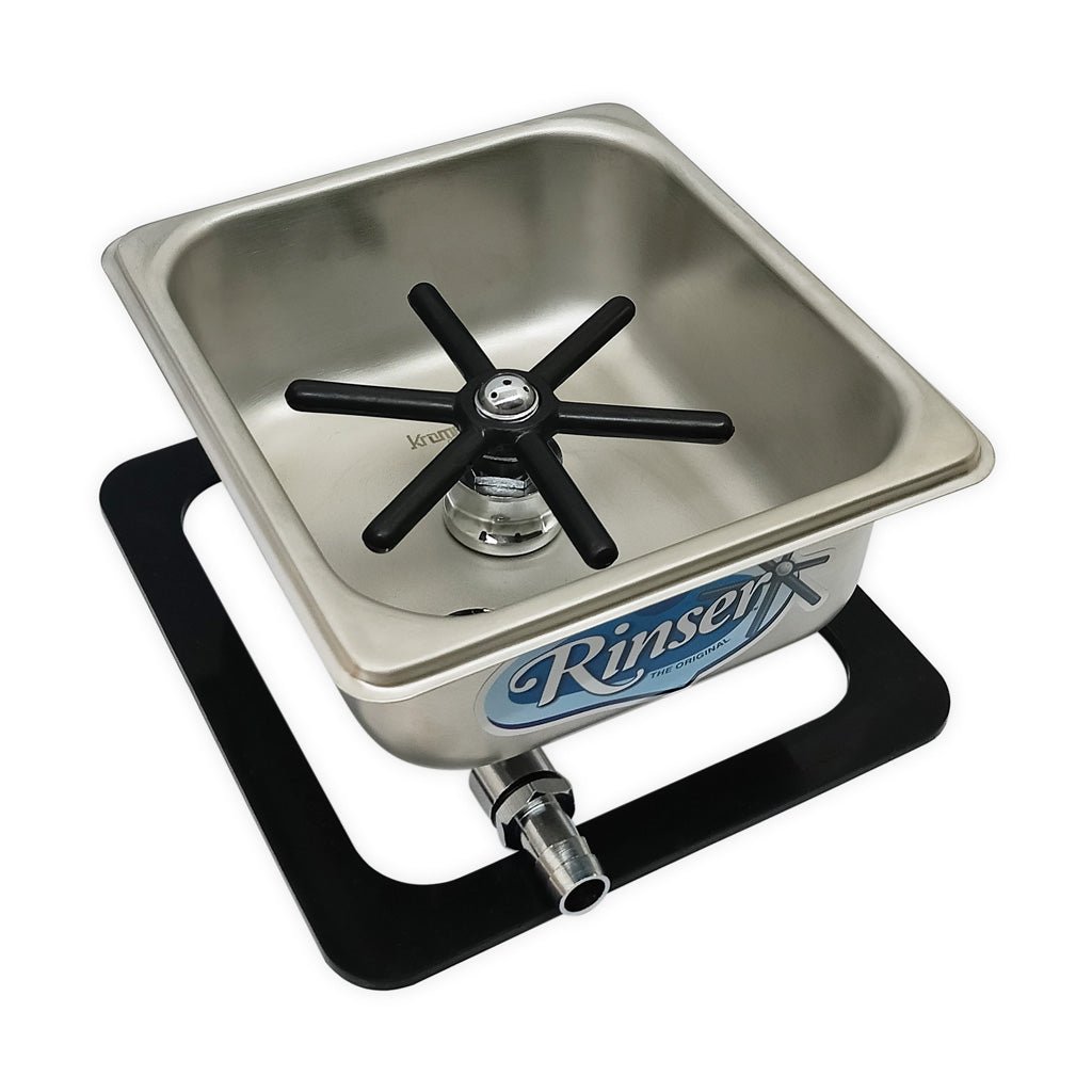 Krome Dispense Flush Mount Jug Rinser - Barista Supplies