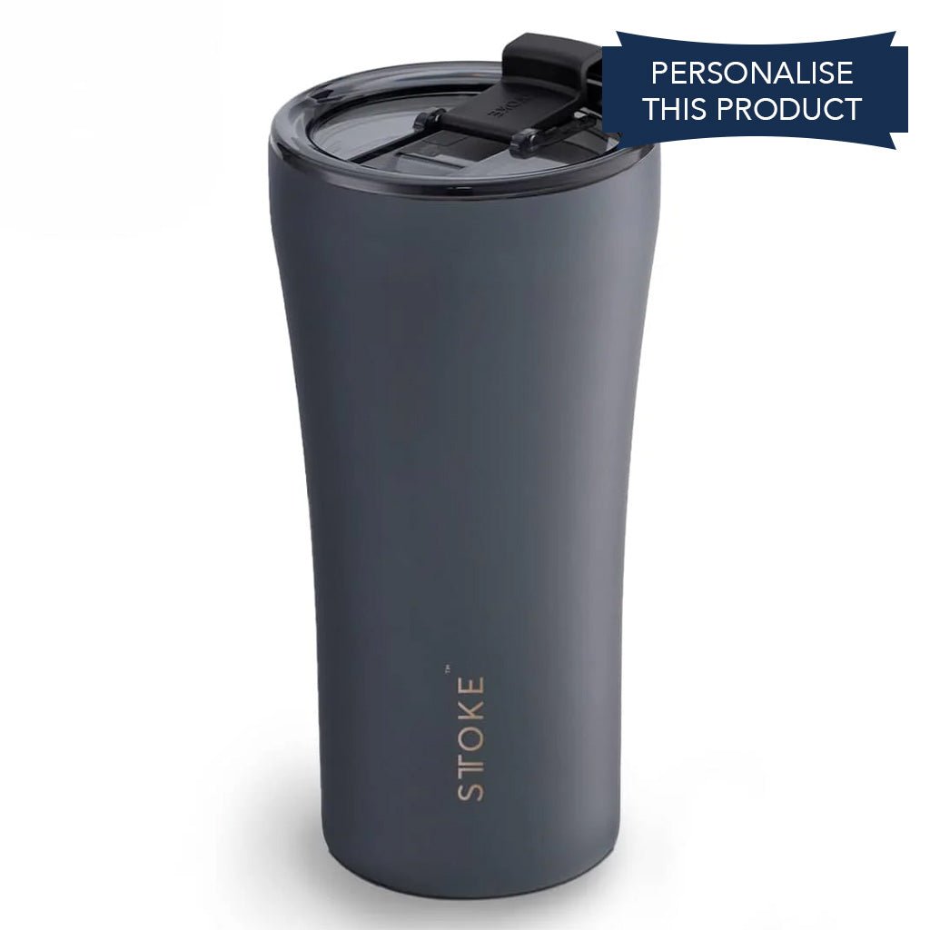 Sttoke 16oz Grey Classic Series Reusable Cup - Barista Supplies