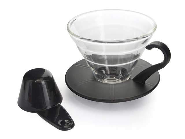 Yama Glass 2-4 Cup Glass Cone Dripper - Barista Supplies