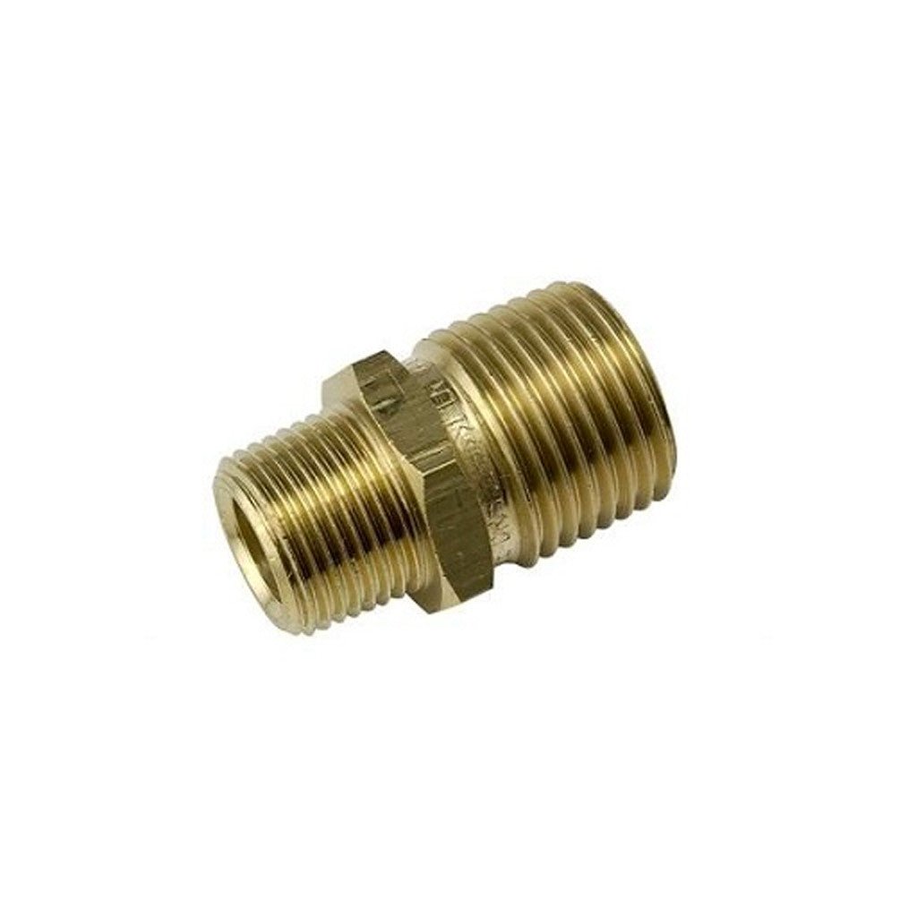 3/8″ x 1/2″ Brass BSP Reducing Nipple - Barista Supplies