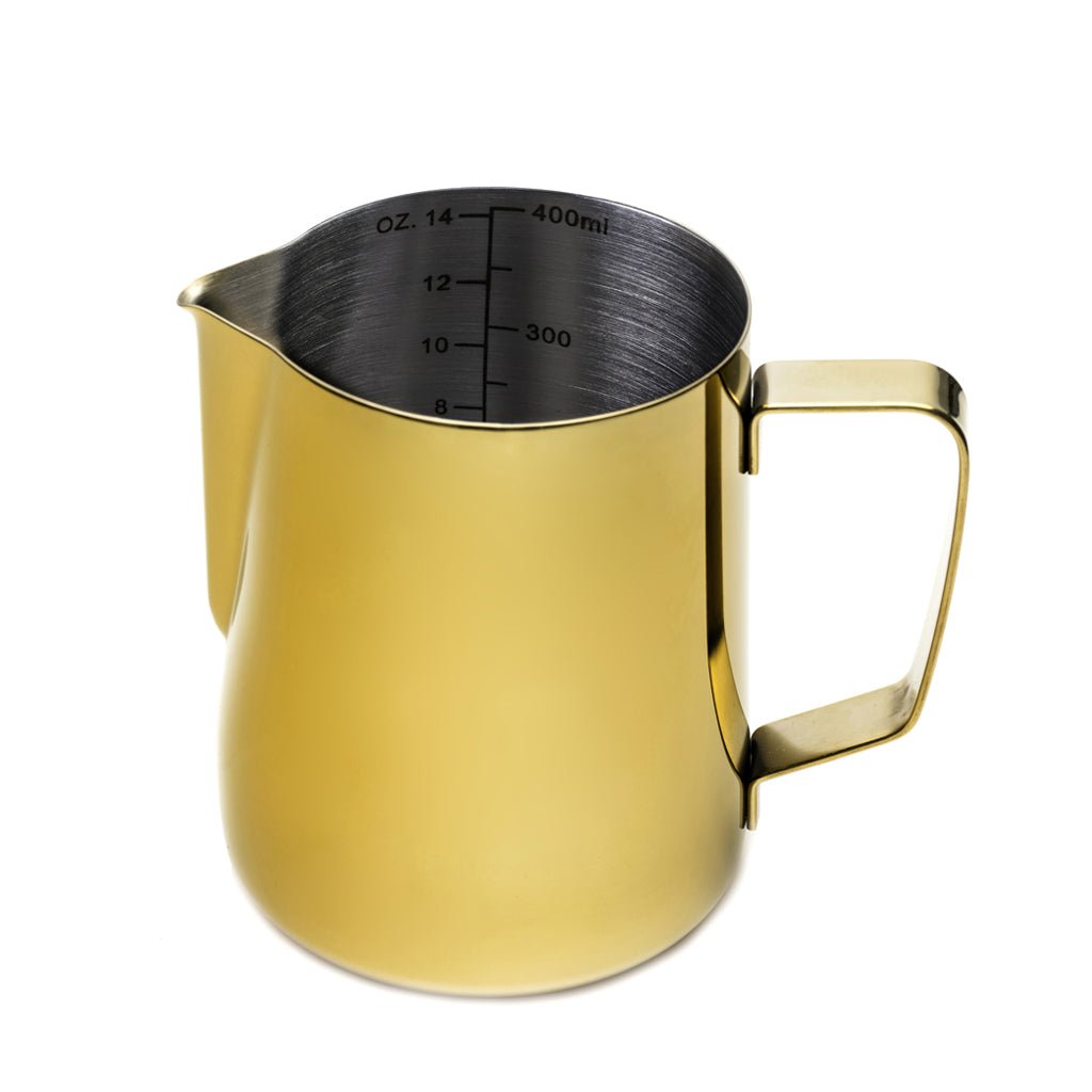 Barista Progear 400ml Gold Milk Jug - Barista Supplies