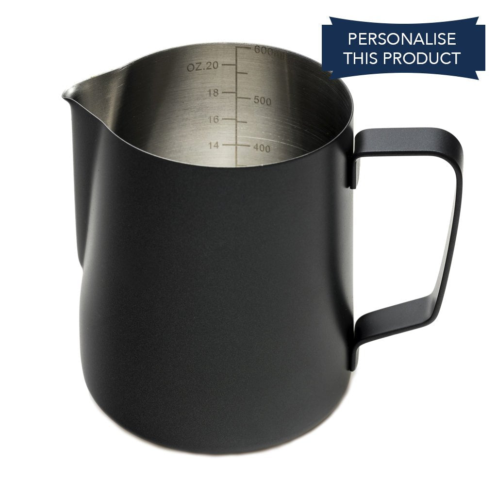 Barista Progear Black Milk Jug - Barista Supplies