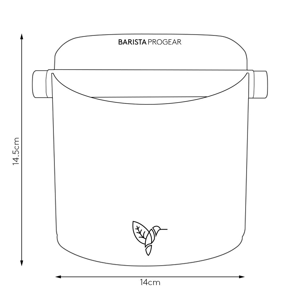 Barista Progear Silver Starling Home Knock Bin - Barista Supplies