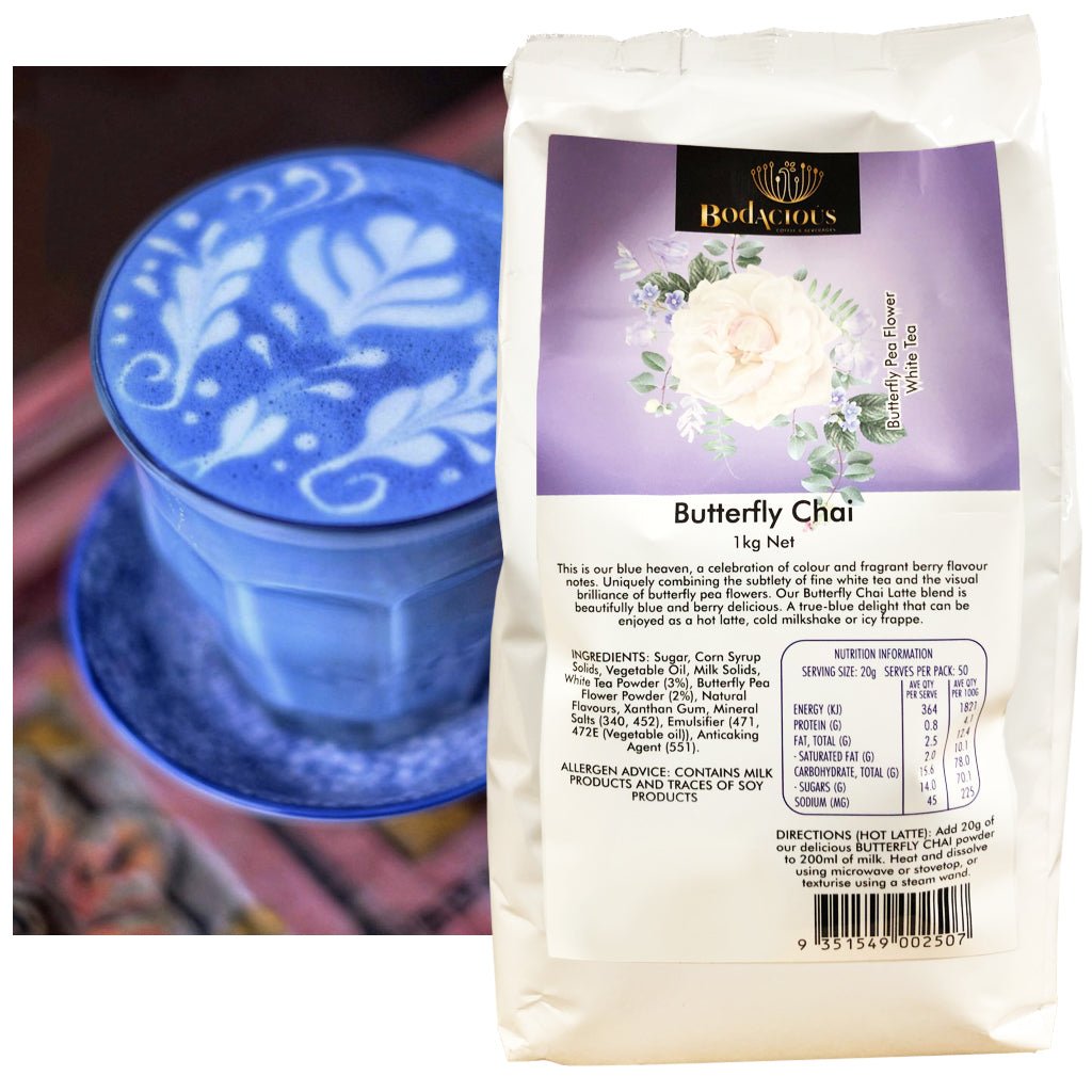 Bodacious Butterfly Chai Latte 1kg - Barista Supplies