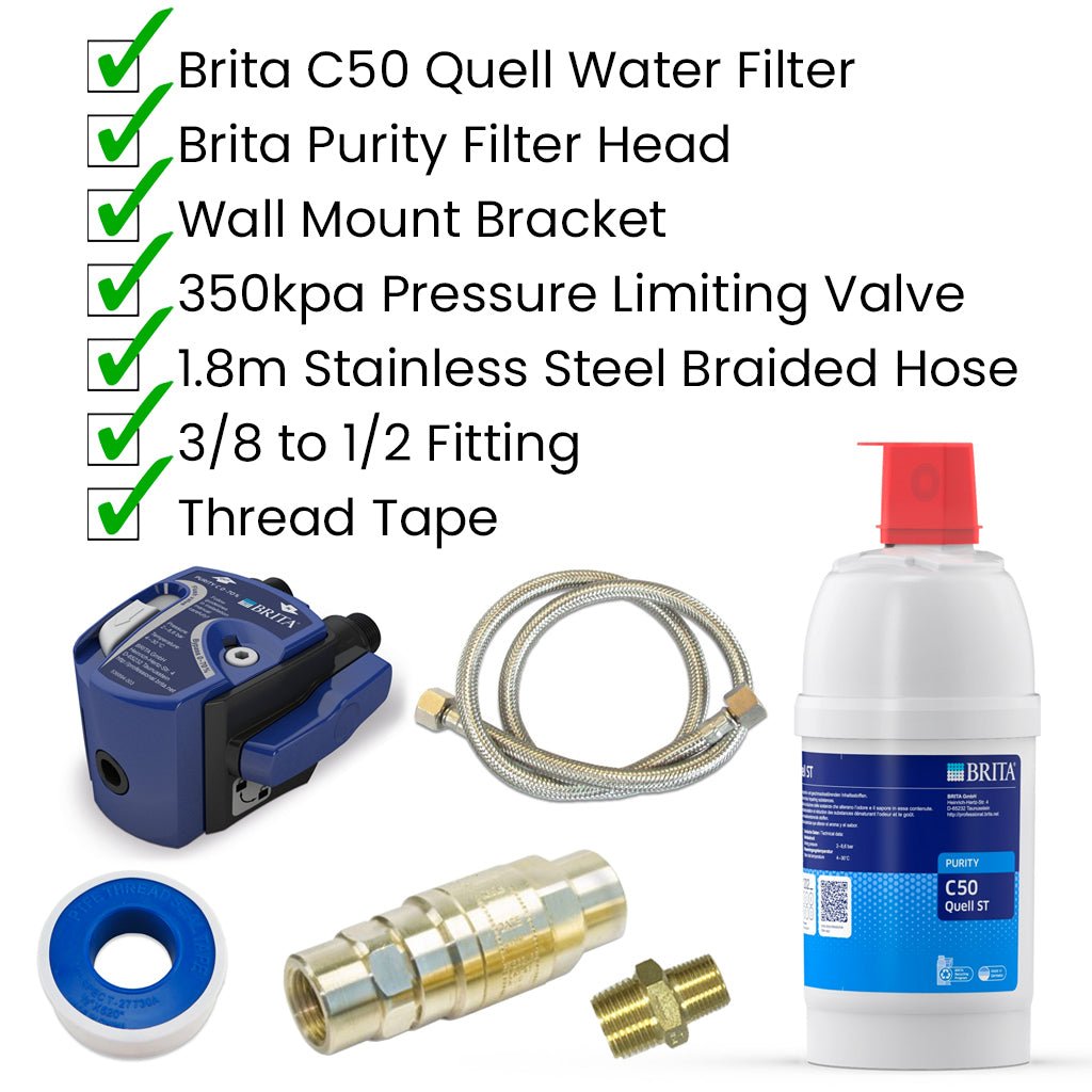 Brita C50 Quell Water Filter Kit - Barista Supplies