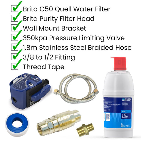 Brita C50 Quell Water Filter Kit - Barista Supplies