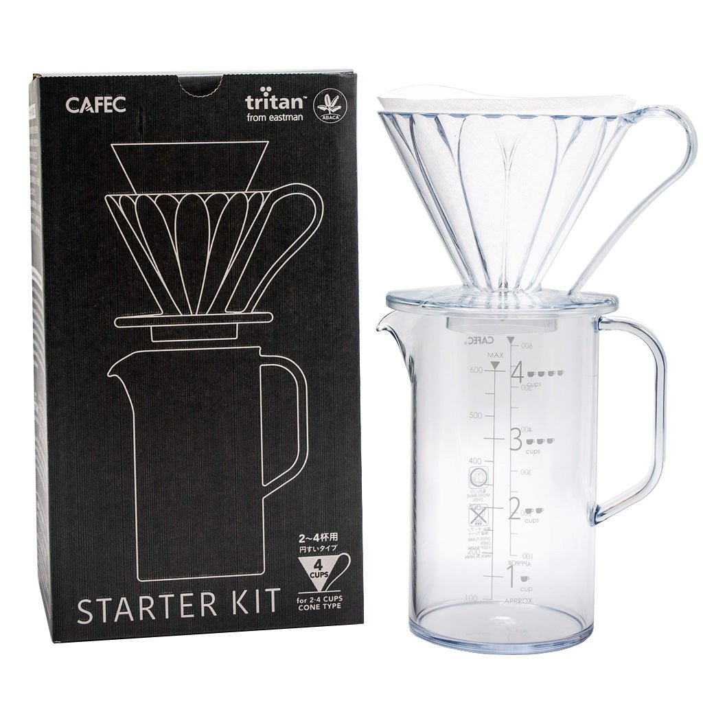 Cafec 2-4 Cup Pour Over Starter Kit - Barista Supplies