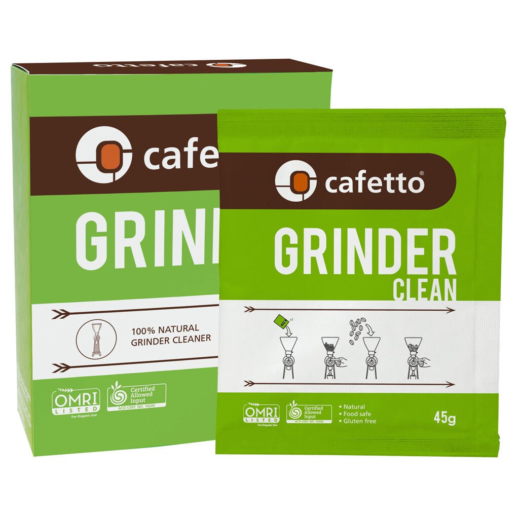 Cafetto 3x45g Coffee Grinder Cleaner Sachets - Barista Supplies