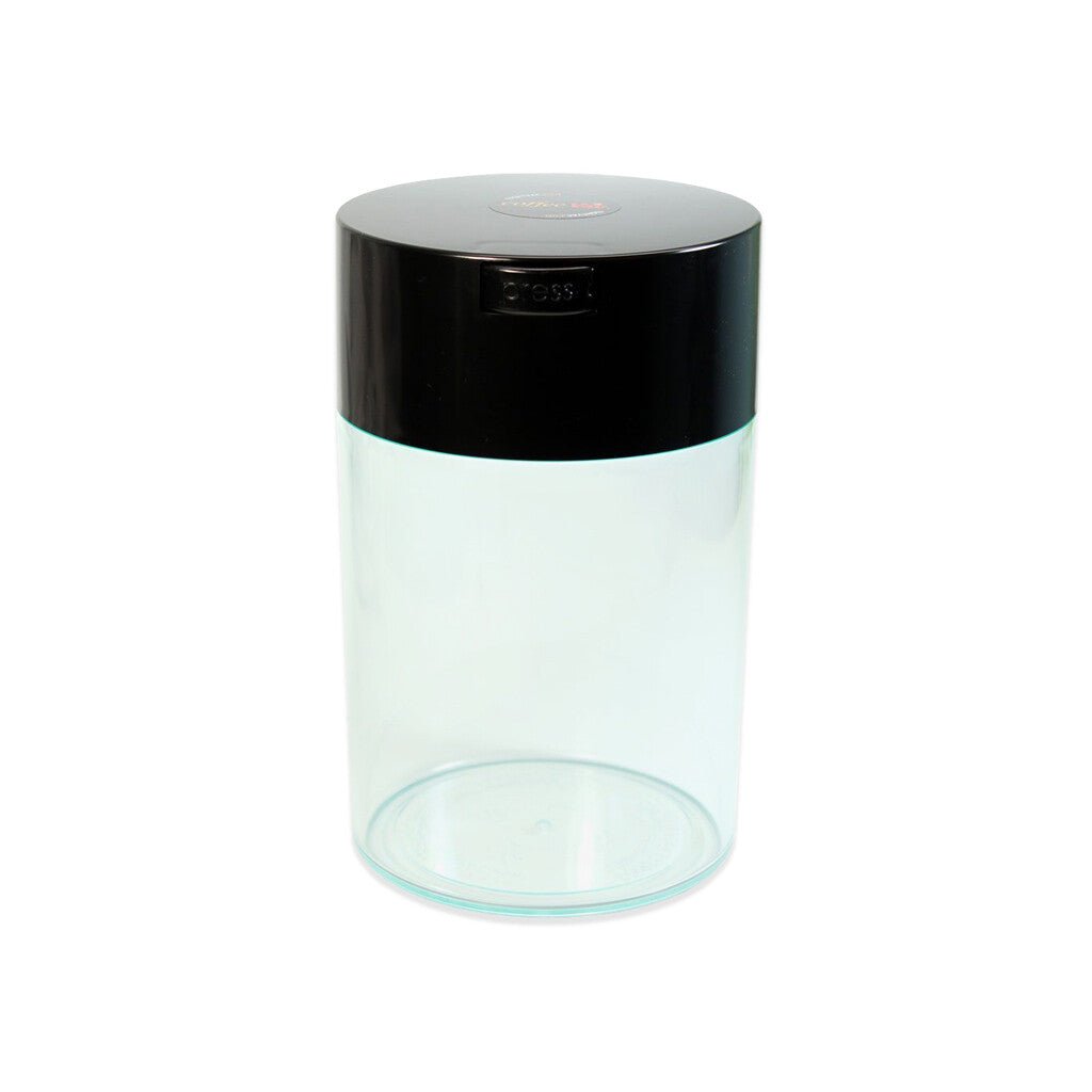 CoffeeVac Clear 250g Coffee Storage Container - Barista Supplies