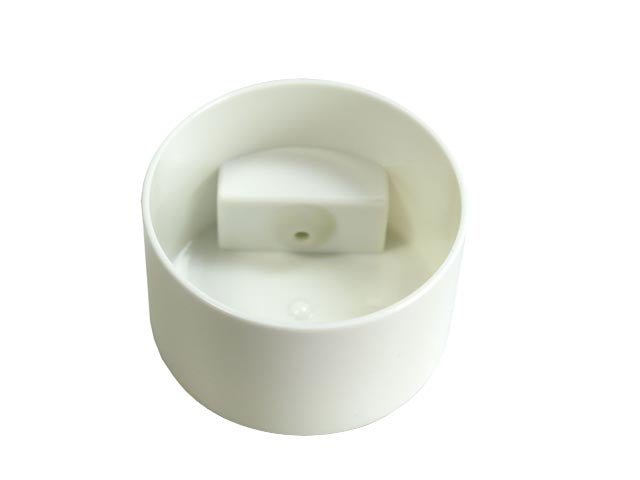 CoffeeVac White 40g Coffee Storage Container - Barista Supplies