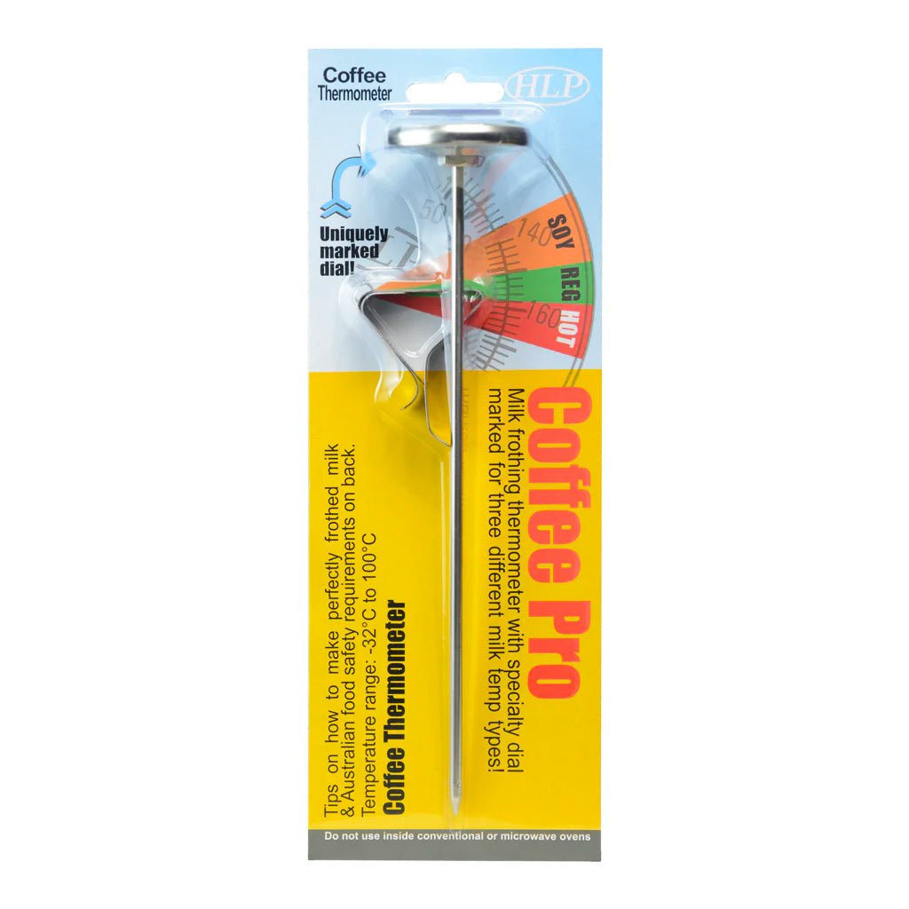 HLP Coffee Pro Long Milk Thermometer - Barista Supplies