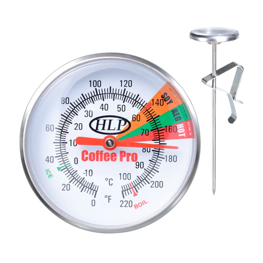 HLP Coffee Pro Short Milk Thermometer - Barista Supplies