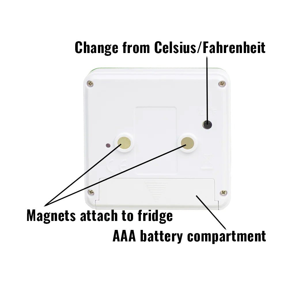 HLP Digital Fridge/Freezer Thermometer - Barista Supplies