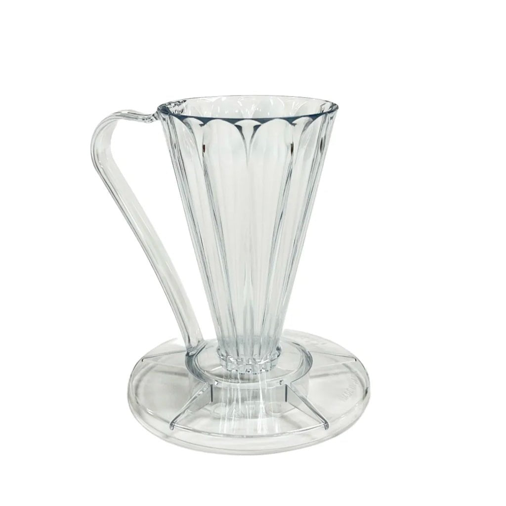 Cafec Deep 27 Clear Flower Dripper - Barista Supplies