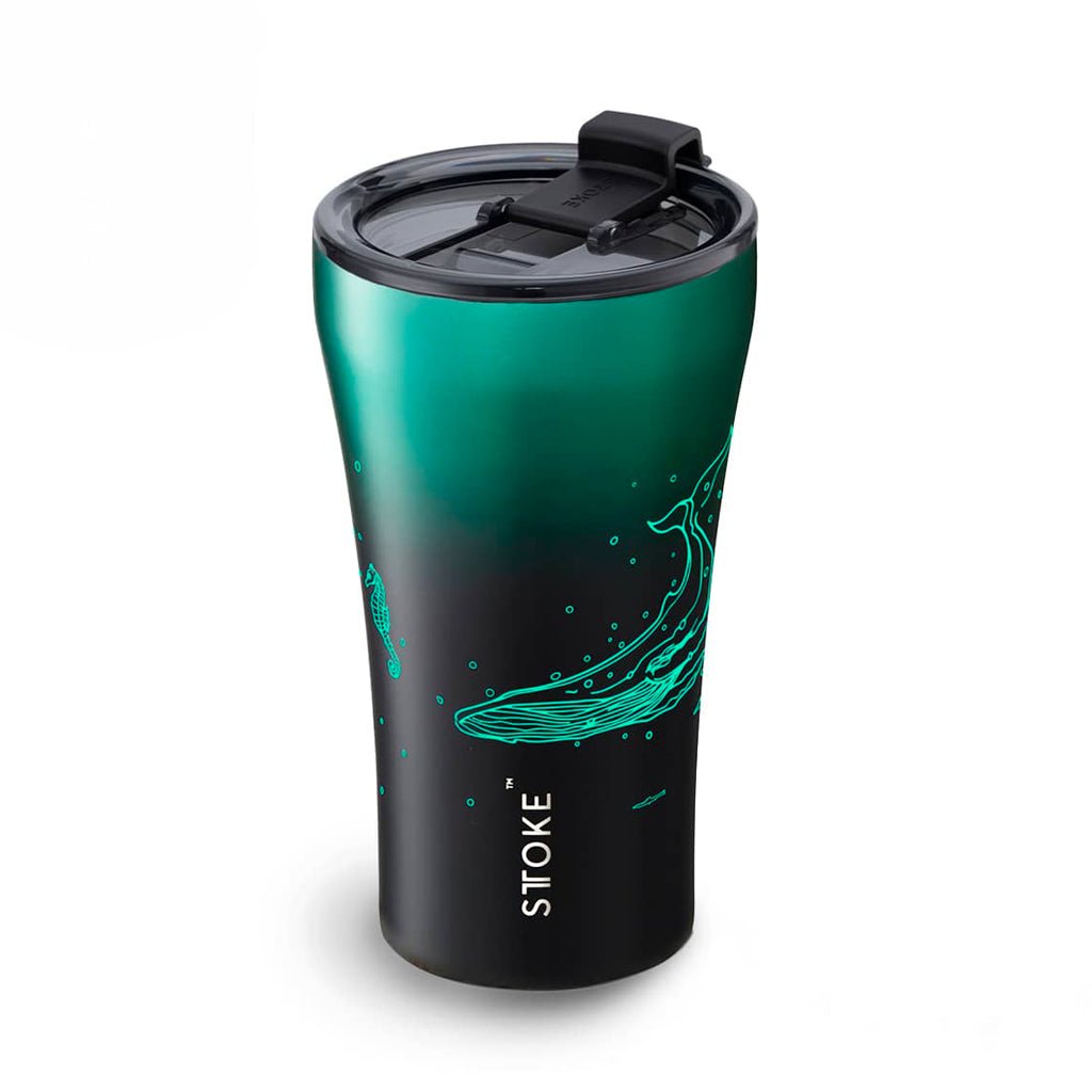Sttoke 12oz Ocean Glow Reusable Cup - Limited Edition - Barista Supplies