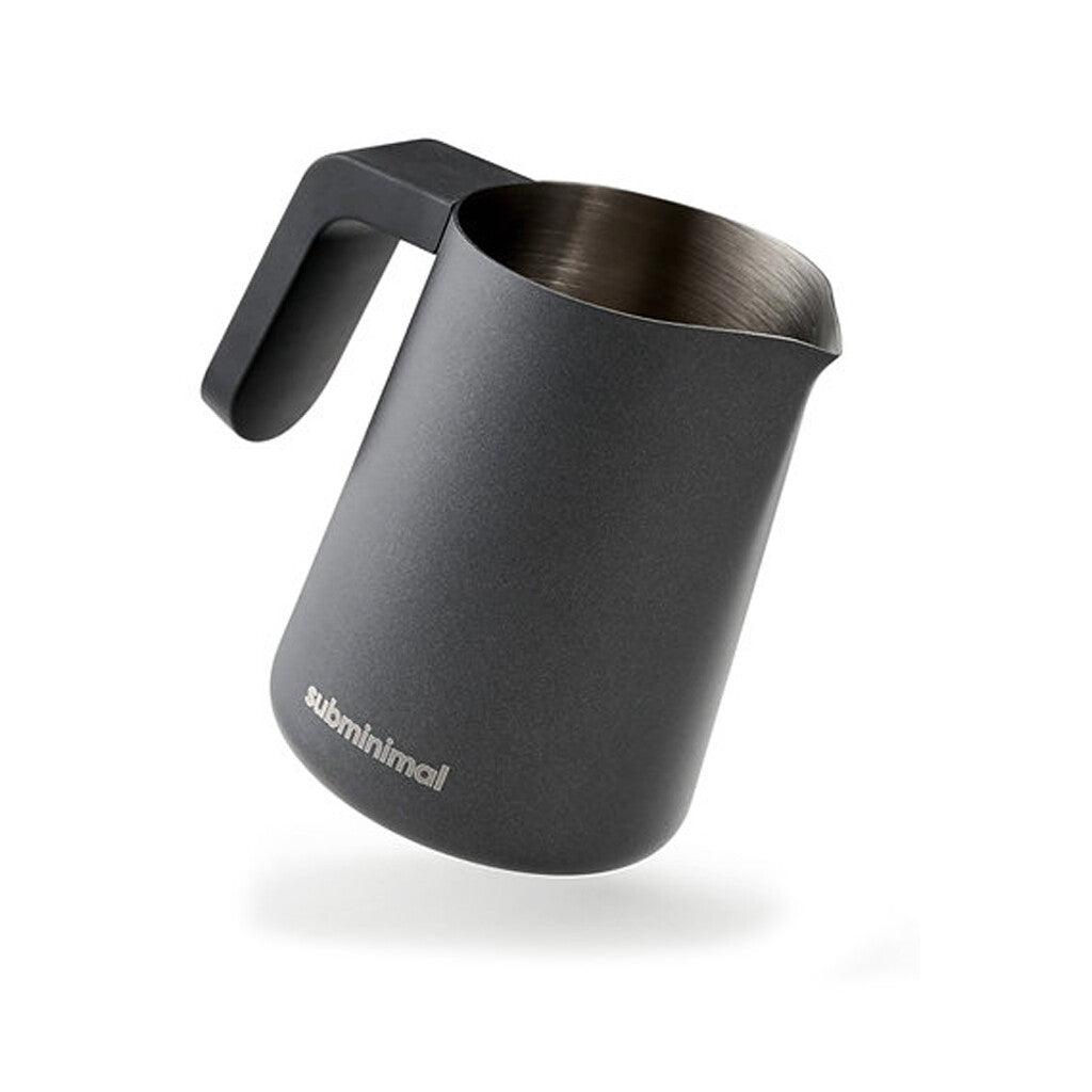 Subminimal Black FloTip Milk Jug - Barista Supplies