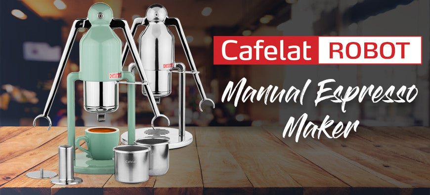 The Cafelat Robot Manual Espresso Coffee Maker - Barista Supplies