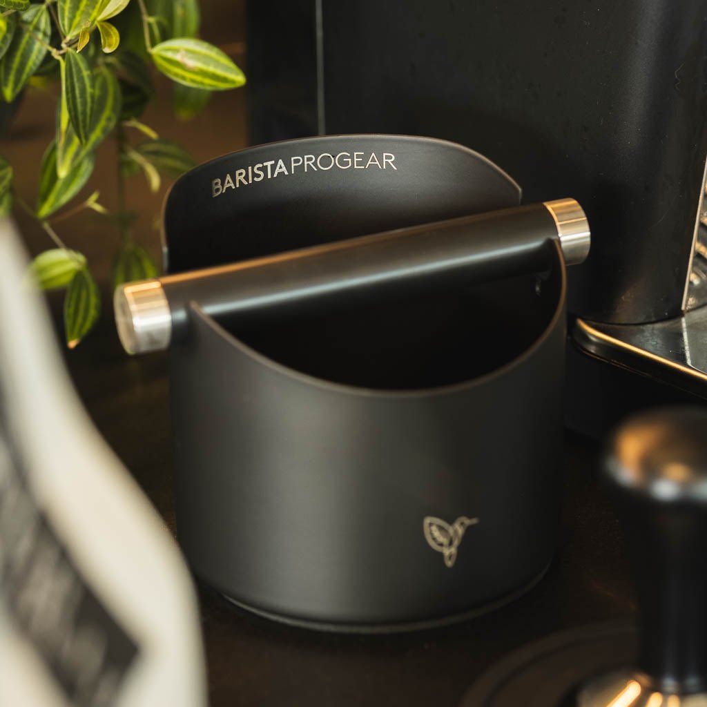 Barista Progear Black Miner Home Knock Bin - Barista Supplies