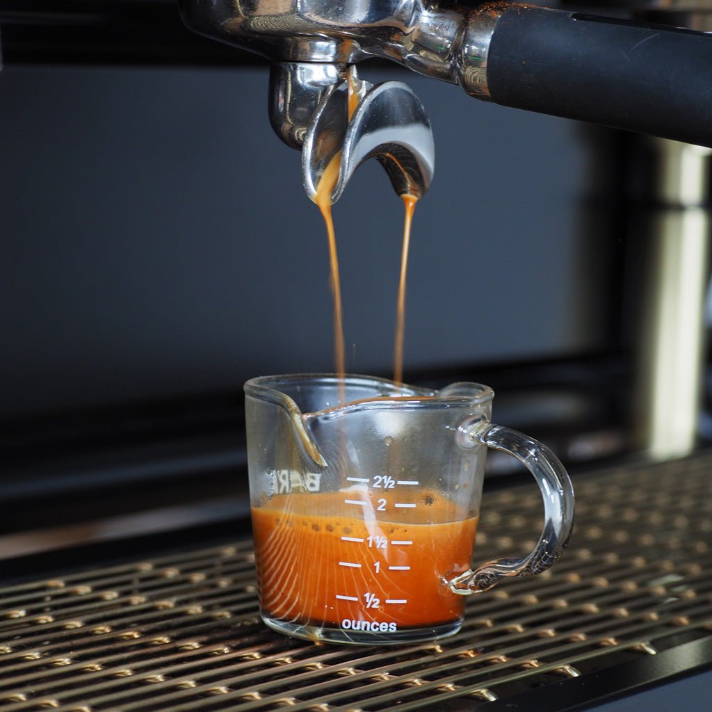 Barista Progear Double Spout Espresso Measure Glass - Barista Supplies