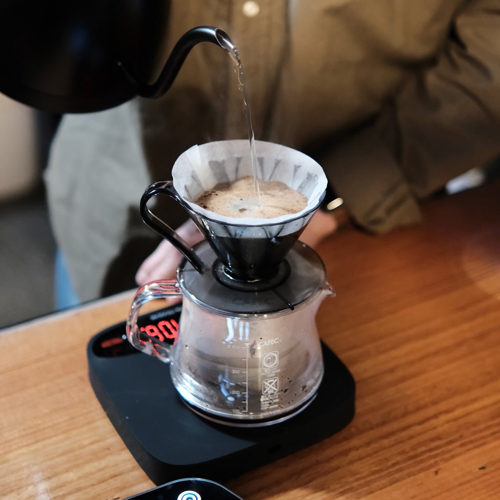 Cafec 1 Cup Black Tritan Flower Dripper