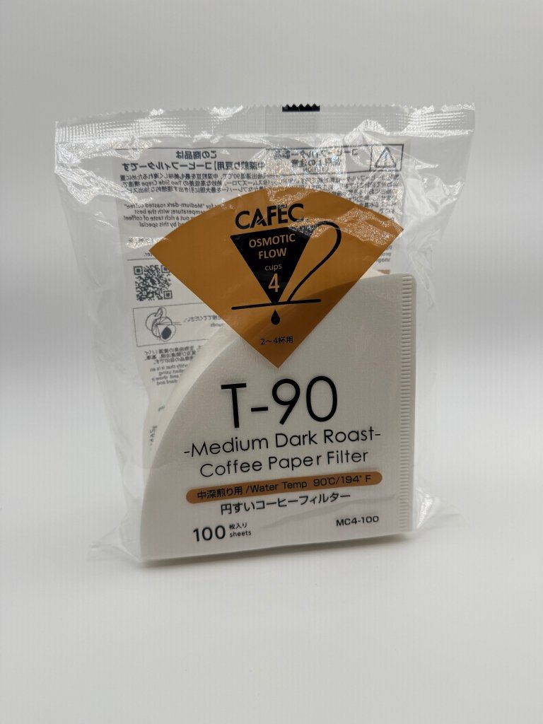 Cafec 2 Cup Medium Roast Filter Paper 100 Pack - Barista Supplies