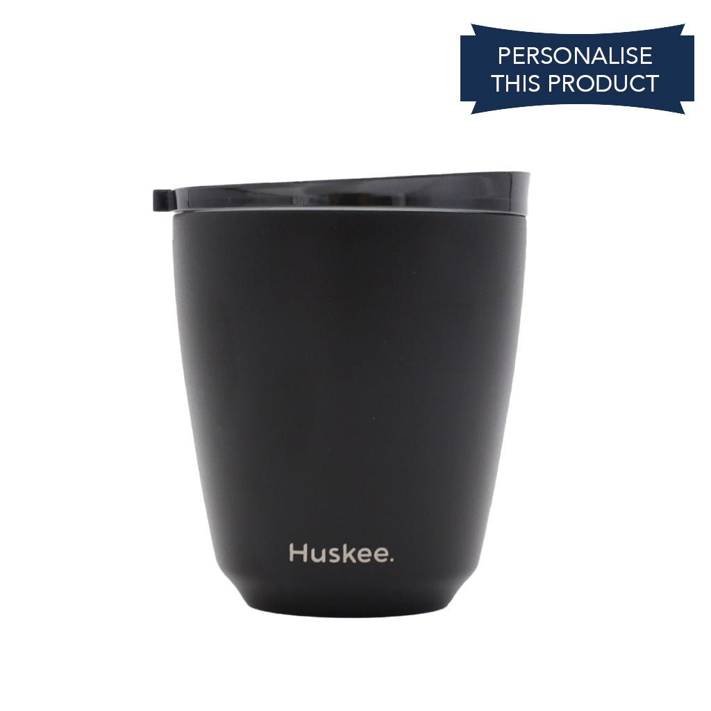 Huskee Steel 8oz Reusable Coffee Cup - Barista Supplies