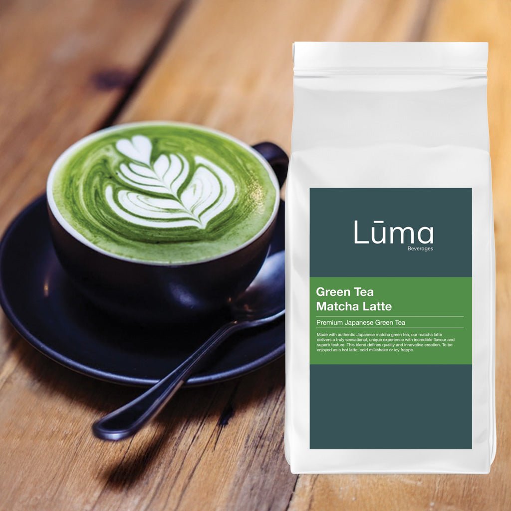 Luma Beverages Green Matcha Latte 1kg - Barista Supplies