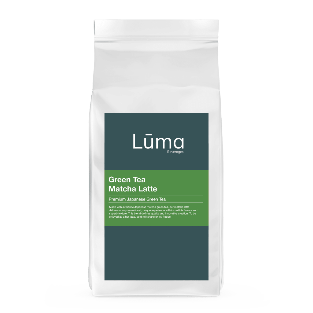 Luma Beverages Green Matcha Latte 1kg - Barista Supplies
