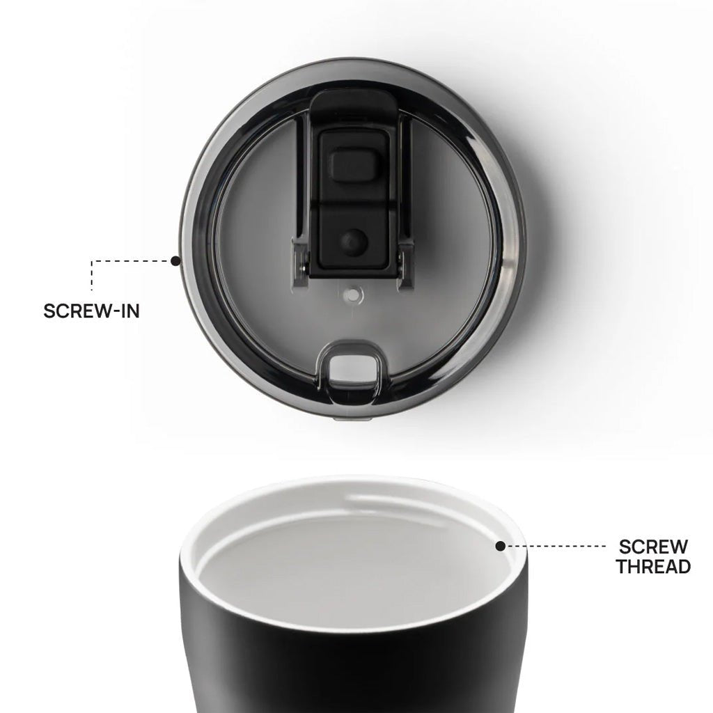 Sttoke Leakproof Lid 2.0 - Crystal Black - Barista Supplies