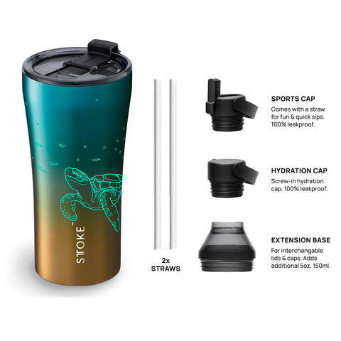 Sttoke 16oz Ocean Glow Reusable Cup - Limited Edition