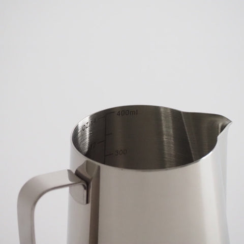 Barista Progear 400ml Stainless Steel Milk Jug - Barista Supplies