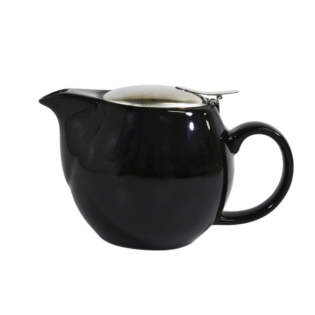 Brew 350ml Gloss Black Infusion Teapot - Barista Supplies
