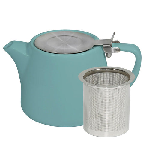 Brew 500ml Teal Stackable Infusion Teapot - Barista Supplies