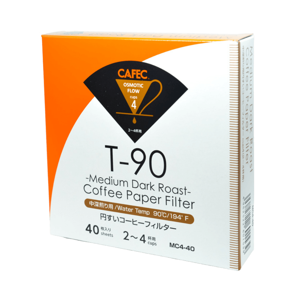 Cafec 2 Cup Medium Roast Filter Paper 40 Pack - Barista Supplies