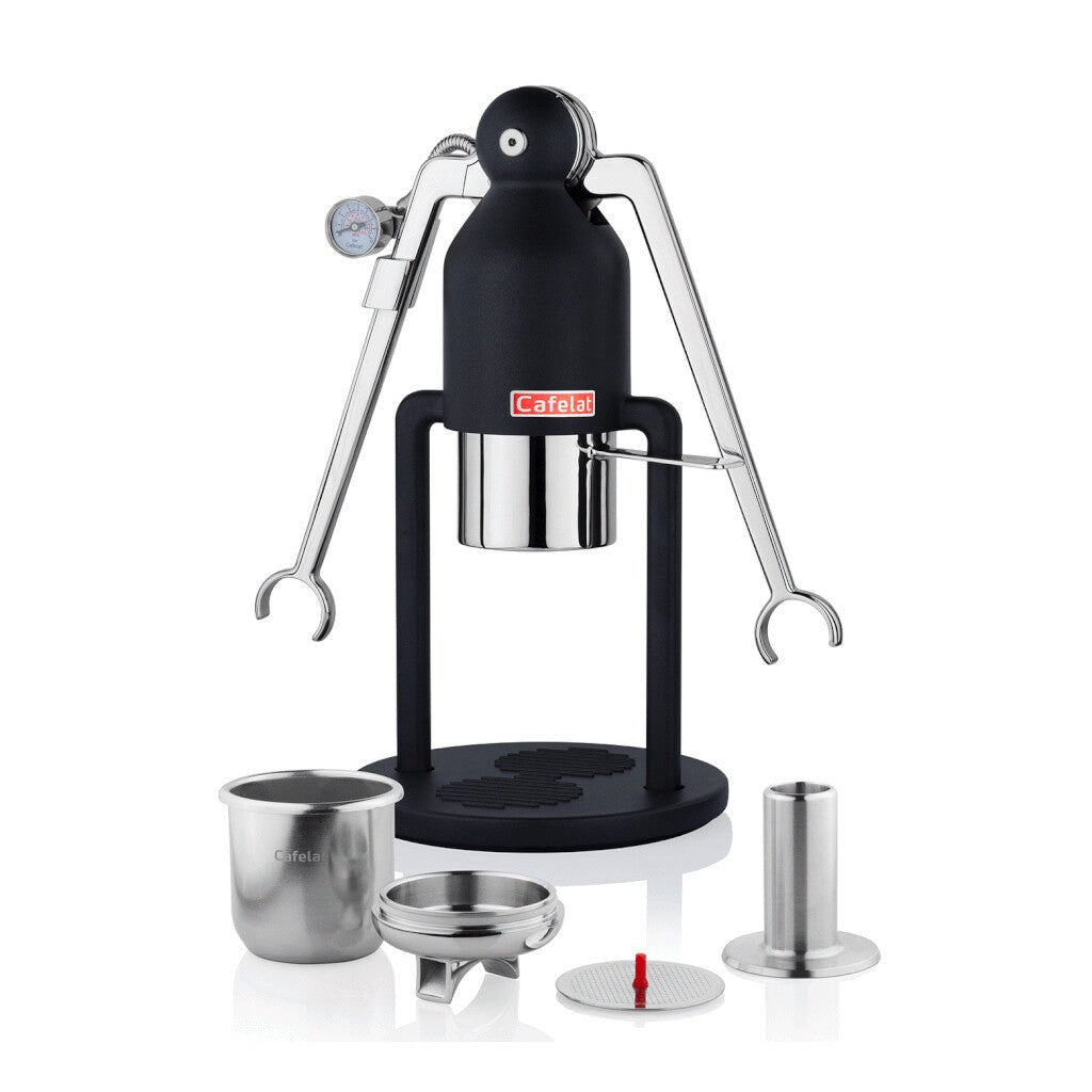 Cafelat Barista Matte Black Robot Espresso Maker - Barista Supplies