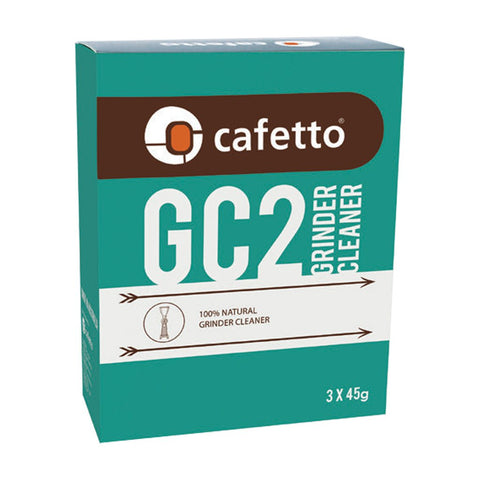 Cafetto 3x45g GC2 Grinder Cleaner Sachets - Barista Supplies