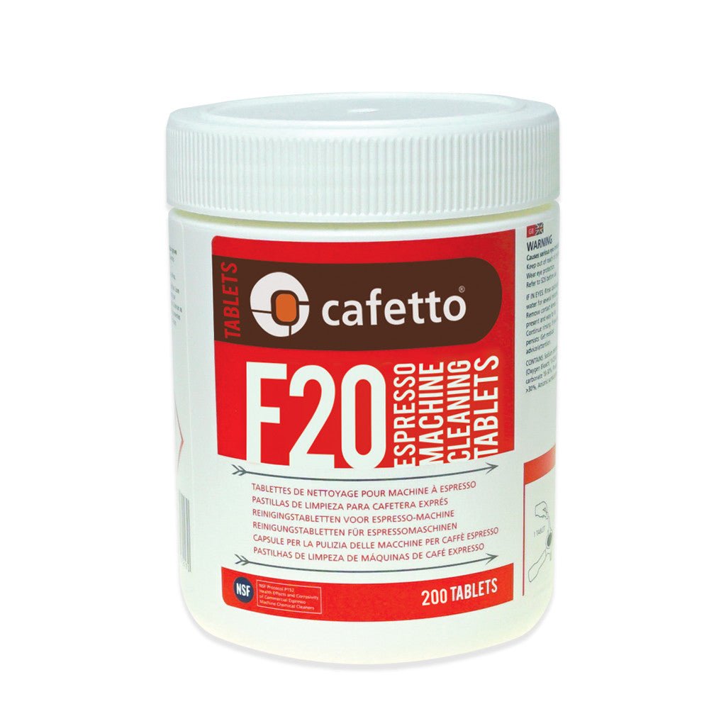 Cafetto F20 Tablets 200 Tablets - Barista Supplies