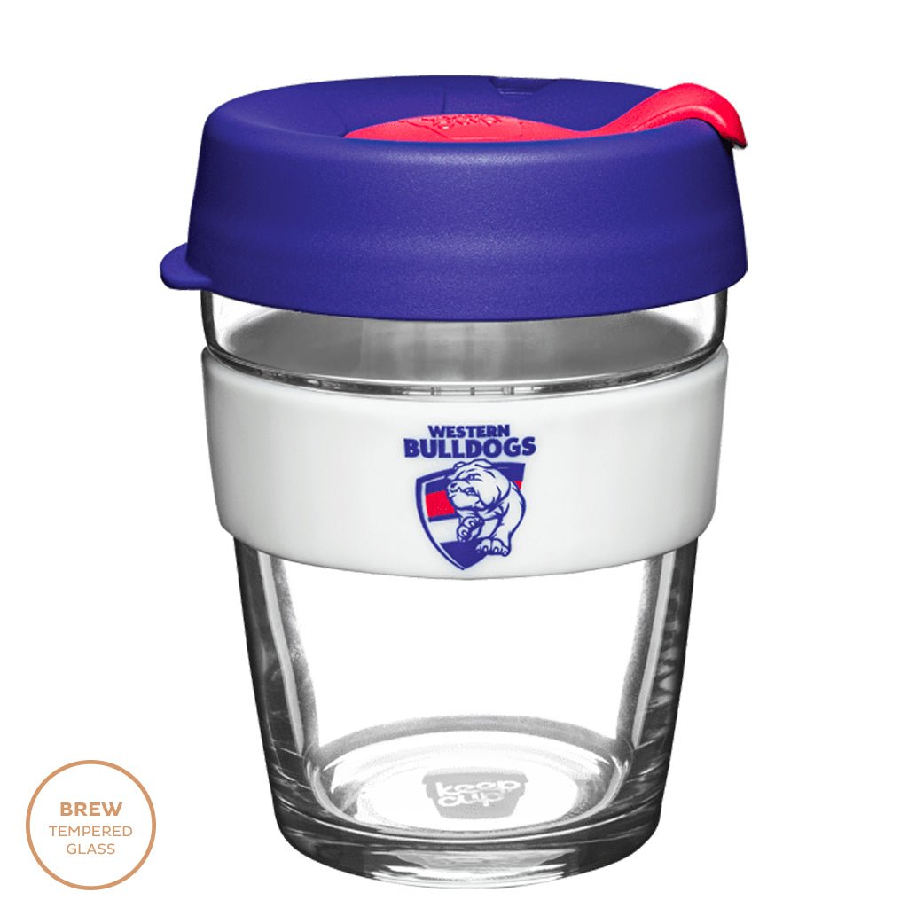 KeepCup AFL 12oz Glass Cup - Barista Supplies